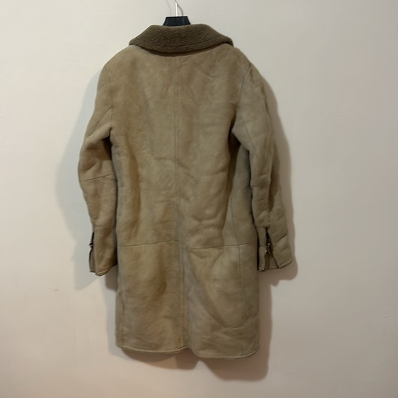 Coach Suede Leather Shearling Jacket size Small - Picture 3 of 7
